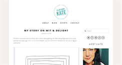 Desktop Screenshot of clever-kate.com