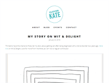 Tablet Screenshot of clever-kate.com